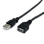 Cable USB de extensión StarTech.com USBEXTAA10BK 3m A macho a A hembra negro USB 2.0
