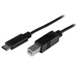 Cabo USB StarTech.com USB2CB2M USB C para USB B 2 m Preto Alta Velocidade