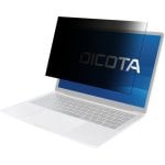 Bildschirm-Privacy-Filter DICOTA D50003-2SM 13.3" 16:9 rahmenlos PET Schwarz, Anti-Kratz, Blaufilter