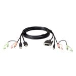 KVM-Kabel ATEN CS22H HDMI auf DVI-D USB Audio 1,8m Schwarz Stecker/Stecker