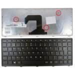 Tastatur für Lenovo U410 Laptop Schwarz mit Schwarzem Rahmen