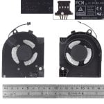 Ventilador Para Portátil Dell G15 5520 Gtx3070 Gtx3070