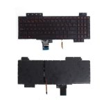 Teclado Portátil Asus FX505 FX504 FX705 FX80 Retroiluminado Preto