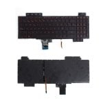 Clavier d'ordinateur portable Asus FX505 FX504 FX705 FX80 rétroéclairé noir