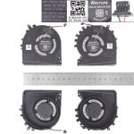 Ventiladores para portátil Hp Tpn-c141 15-dk