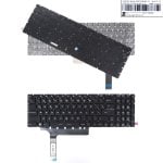 Teclado Retroiluminado Para Portátil Msi Gp76 Ge76 Gs76 Ms-17k1 22-0042c-wx01-001 Negro