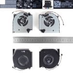 Ventiladores Cpu + Gpu Para Portátil Asus Rog 5plus 5r G513qy 2021 G513qm 5900 12v
