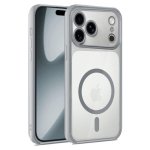 Carcasa COOL para iPhone 17 Pro / 18 Pro Magnética Borde Plata