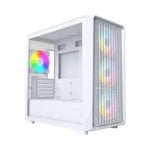 Torre ATX Montech X5M White 4x120 mm ARGB/CPU 165 mm/VGA 405 mm