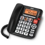 SPC Comfort Volume Pro - Teléfono fijo para mayores con teclas grandes, pantalla iluminada y sonido amplificado
