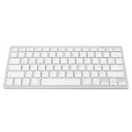 Teclado inalámbrico Avizar CLAV-BT AZERTY Blanco ultrafino con teclas multimedia Teclado inalámbrico Avizar CLAV-BT AZERTY Blanco ultrafino con teclas multimedia