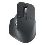 Ratón Logitech MX Master 3S Inalámbrico RF Bluetooth 8000 DPI Grafito Silencioso Ergonómico