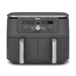 Airfryer Ninja DZ400EU Double Panier 9,5L 2470W Grande Capacité Gris