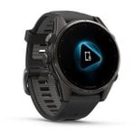 Garmin Fenix 8 Bluetooth GPS WiFi 43mm AMOLED Noir Taille Unique Étanche 10ATM SpO2