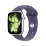 Montre Connectée Apple Watch Series 11 GPS + Cellular 46mm OLED Argent Violet M/L IP6X SpO2 ECG