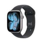 Apple Watch Series 11 GPS + Cellular 46mm OLED Grau Schwarz S/M IP6X SpO2 Pulsuhr Schlafmonitor SOS