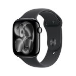 Montre Connectée Apple Watch Series 11 GPS + Cellular 46mm OLED Noir S/M IP6X SpO2 Pulsomètre Suivi du sommeil SOS
