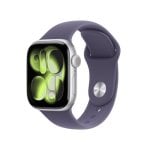 Apple Watch Series 11 GPS Cellular 42mm OLED Argento Cinturino Viola M/L IP6X SpO2 Frequenza Cardiaca Sonno SOS