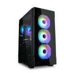 Zalman I3 Neo Tg Atx Box 4xvent 120mm 2xusb 3.0 Nero Senza Alimentatore