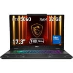 Portátil MSI Cyborg 17 B2RWFKG-068XES 15.6" Intel Core 7 240H 32GB 1TB SSD RTX 5060 8GB FreeDOS RGB Portátil MSI Cyborg 17 B2RWFKG-068XES 15.6" Intel Core 7 240H 32GB 1TB SSD RTX 5060 8GB FreeDOS RGB