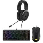 ASUS TUF Gaming M3 Gen II Ratón + TUF Gaming K3 Gen II Teclado Mecánico + TUF Gaming H3 Auriculares Gaming
