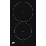 Plaque à induction Beko HDMI 32400 DT 2 zones 30 cm intégrée verre noir booster sécurité Plaque à induction Beko HDMI 32400 DT 2 zones 30 cm intégrée verre noir booster sécurité