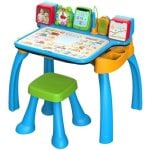 Scrivania Multiactività VTech Crea e Impara Interattiva 6 in 1 con Sgabello