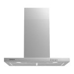 Cappa aspirante Corbero VOSTOK760X Ducted/Recirculating 70cm acciaio inox vetro temprato