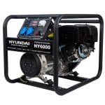 Generador Gasolina Hyundai HY6000 Monofásico 4,4 kW Protección AVR LED