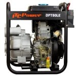 Motobomba Diesel Itcpower Dpt80le monocilíndrica águas carregadas 4T alumínio Motobomba Diesel Itcpower Dpt80le monocilíndrica águas carregadas 4T alumínio