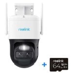 Cámara IP Reolink TrackMix Series B770 4MP Zoom óptico 6x Color visión nocturna autoseguimiento