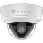 Câmara IP LevelOne FCS-3616 6MP Dome Óptica Varifocal Visão Noturna IP66 IK10