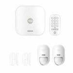 Alarmanlage Yale AL-SK1-1A-EU Weiß 4G Wireless Desk/Wall Android iOS Bluetooth Notfallknopf