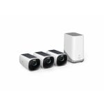 Caméra IP Eufy eufyCam S330 (eufyCam 3) 4K Vision Nocturne Extérieur 135° AI WiFi Sirène Solaire Audio Bidirectionnel