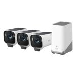 Caméra de surveillance Eufy Cam S3 Pro 4K Vision Nocturne Extérieure IA Alarme Panneau Solaire