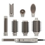 Moldeador de cabelo QUO CeramicCare 8in1 AirGlam Gyro Champagne motor brushless 8 cabeças rotação iónica Moldeador de cabelo QUO CeramicCare 8in1 AirGlam Gyro Champagne motor brushless 8 cabeças rotação iónica