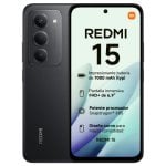 Xiaomi Redmi 15 4G 6 Go 128 Go 6,9" Double SIM NFC Noir Minuit Version Importation Européenne