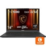 MSI STEALTH A16 AI+ A3XWIG-210XPT AMD Ryzen AI 9 HX 370/32GB/1TB SSD/RTX5080/16" (PT) MSI STEALTH A16 AI+ A3XWIG-210XPT AMD Ryzen AI 9 HX 370/32GB/1TB SSD/RTX5080/16" (PT)