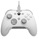 Manette SCUF Valor Pro White Câblée Effet Hall 4 Palettes Audio Pro Xbox