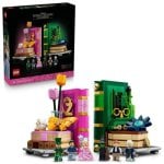 Sujetalibros LEGO 75691 Wicked Glinda y Elphaba 1327 piezas 6 minifiguras adultos