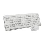 Clavier + souris membrane Logitech MK250 Layout ES sans fil Bluetooth compact blanc