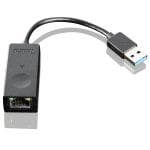Adaptador Ethernet USB 3.0 Lenovo ThinkPad 1000 Mbps 1 Puerto RJ-45 Negro
