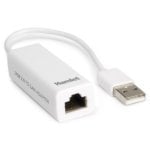 Tarjeta de Red Hamlet HNU2F100 USB 100 Mbps Alámbrica Compacta Blanco