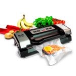 Envasadora Alfa Chef 2 Funções 0,7 bar 9L/min Preto Inox Compacta Envasadora Alfa Chef 2 Funções 0,7 bar 9L/min Preto Inox Compacta