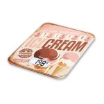 Balança Beurer KS19 5kg Vidro Função Tara Multicor Touch Ice Cream