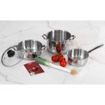 Batería de cocina Inoxibar Forma 90237 acero inoxidable 4 piezas apta para lavavajillas Batería de cocina Inoxibar Forma 90237 acero inoxidable 4 piezas apta para lavavajillas