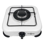 Hornillo a gas Vitrokitchen 152BB compacto triple corona 3600 W portátil blanco
