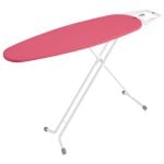 Tabla de planchar Rayen 6136 basic plegable 112 x 35 cm roja altura regulable