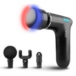 Pistola de masaje Medisana MG-50E 20W Frío Calor 4 cabezales Batería USB Negro