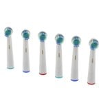 Recambio Dental Scanpart EB20 6 Unidades Blanco Compatible Oral-B Blister